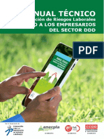 Doc226022 Manual Tecnico de Prevencion de Riesgos Laborales Dirigido A Los Empresarios Del Sector de Desinfeccion, Desratizacion y Desinsectacion PDF