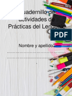 Cuadernillo de Actividades de Prácticas Del Lenguaje