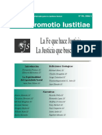 La Fe Que Hace Justicia, La Justicia Que Busca A Dios