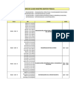 HORARIO MAESTRÍA Ucv