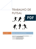 Trabalho de Futsal