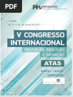 Atas Do v Congresso Pró-Inclusão 2017