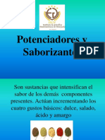 Potenciadores y Saborizantes