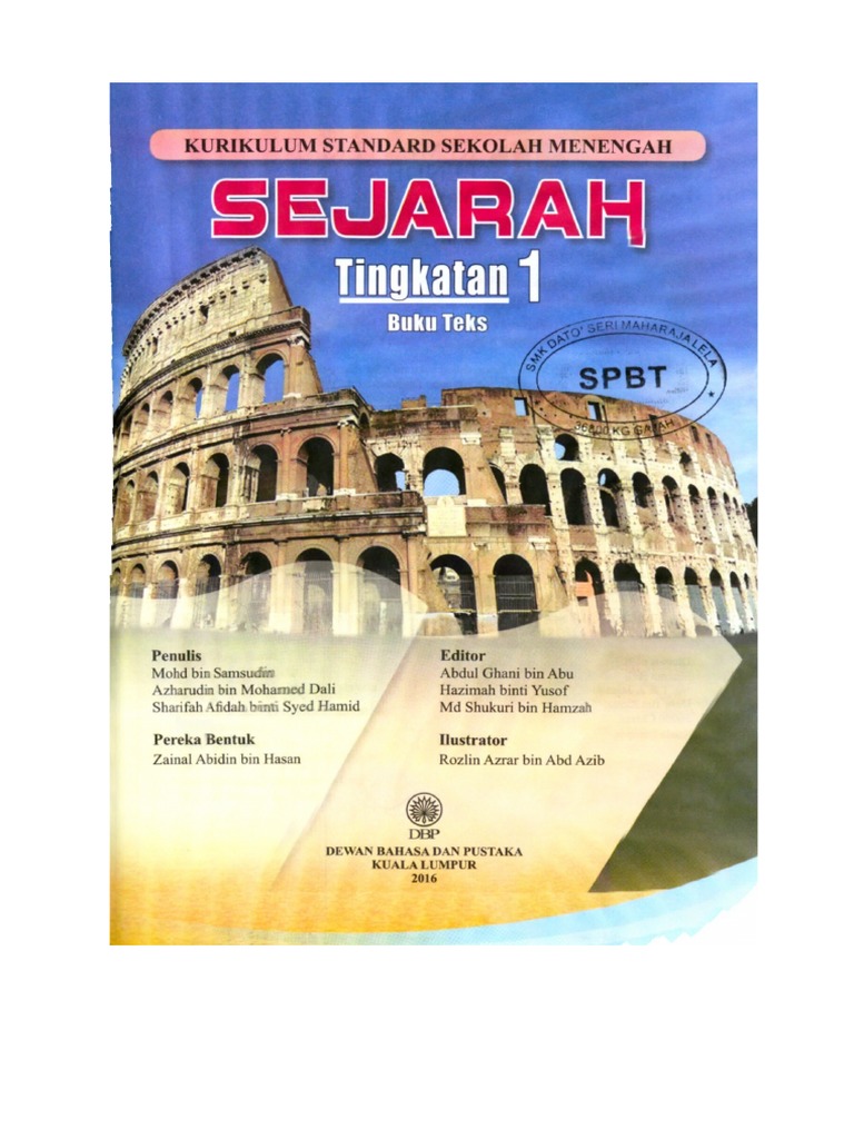 Sejarah Tingkatan 1 Buku Teks Pdf Sila 'klik' untuk pilihan buku teks
