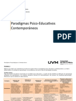 Paradigmas Psicopedagogicos Matriz Resumen