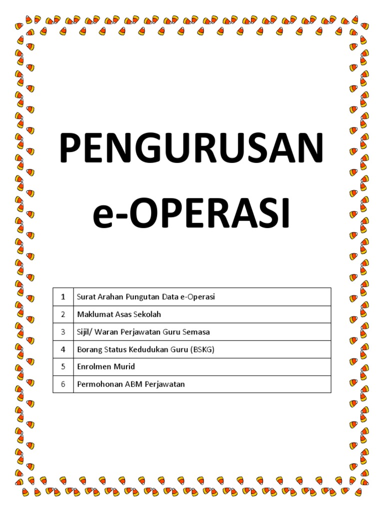 Pengurusan Fail E Operasi