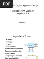 EET 3350 Digital Systems Design Textbook: John Wakerly: Counters