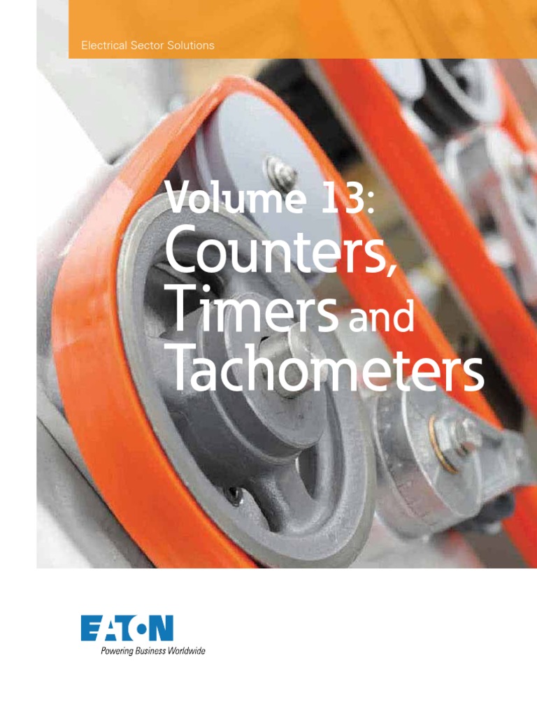 Volume 13counters, Timers and Tachometers | PDF | Timer | Manufactured ...