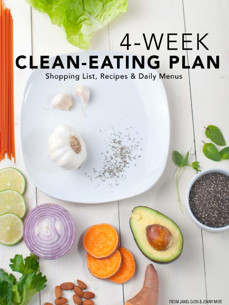 4 Week Clean Eating Plan | PDF