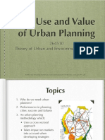 Use & Value of Urban Planning