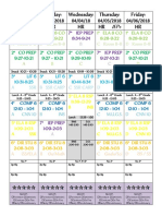 Day Planner Ryca Rein Schedule Binder Reminder Spring 2018 Color With Extended To Do Lists