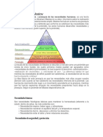 La Pirámide de Maslow