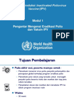 Modul 1 - Pengantar Mengenai Eradikasi Polio Dan Vaksin IPV