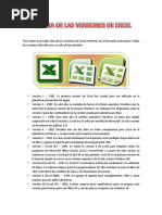 excel historia