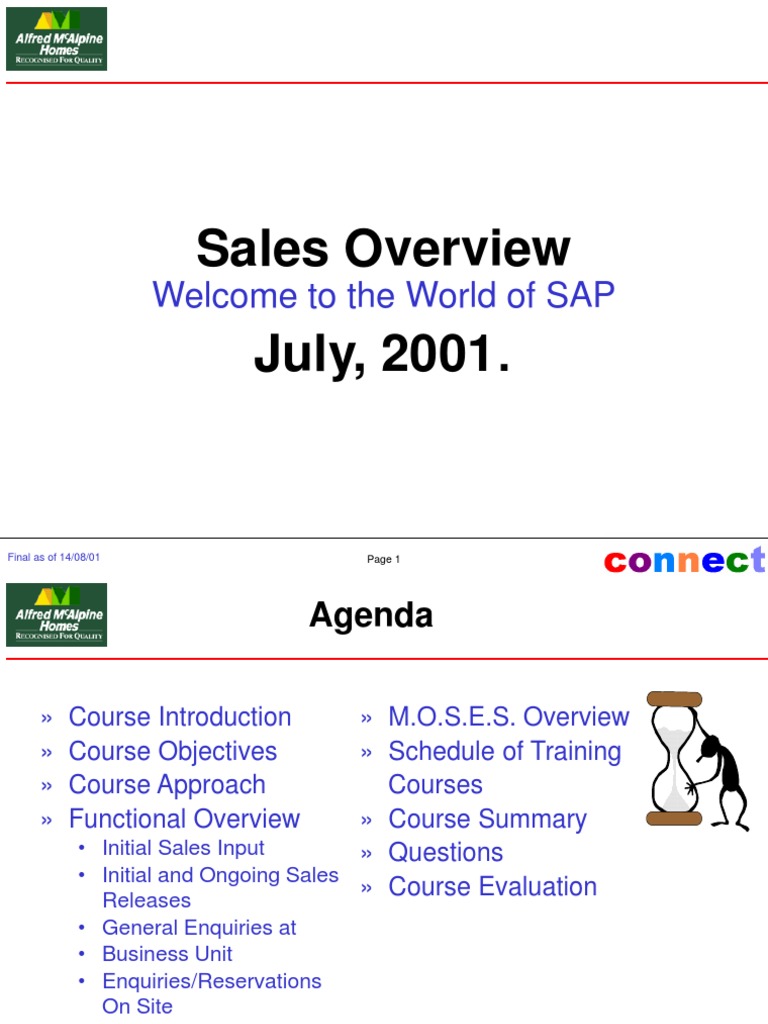 SAP Sales Training Course Overview | PDF | Menu (Computing) | Sales