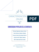 Caracterizacion de Crudos y de Productos Petroliferos PDF