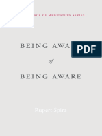 Being Aware of Being Aware (The - RUPERT SPIRA (Lido)