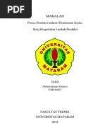 Makalah Produksi Dan Limbah Kertas
