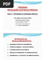 Instalações Elétricas - Aula 01 - Introdução Às Instalações Elétricas