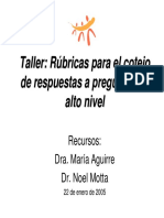 Rubricas Noelmotta, Mariaaguirre PDF