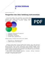 Pengertian Dan Latar Belakang Instrumentasi