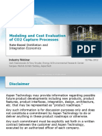 Aspenplus Carbon Capture Modeling