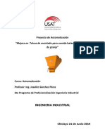 Informe de Las Mejoras de Automatizacio