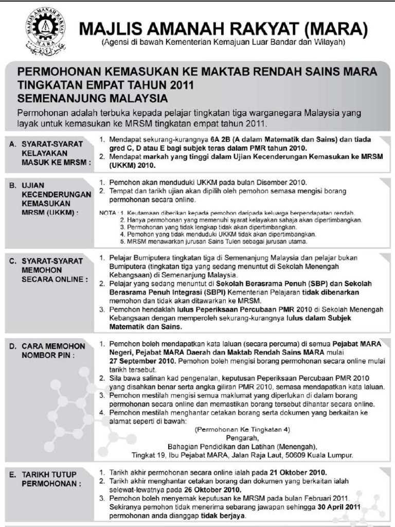 Mrsm 2011 Pdf