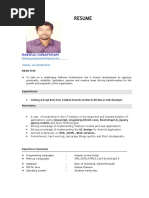 Manoj Resume