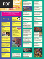 Muuragenda van het Huis van de Wijk Buitenveldert  voor Juni Juli Augustus 2018