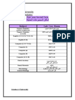 October 6 University Faculty of Dentistry: Lab / Lec. Room Subject