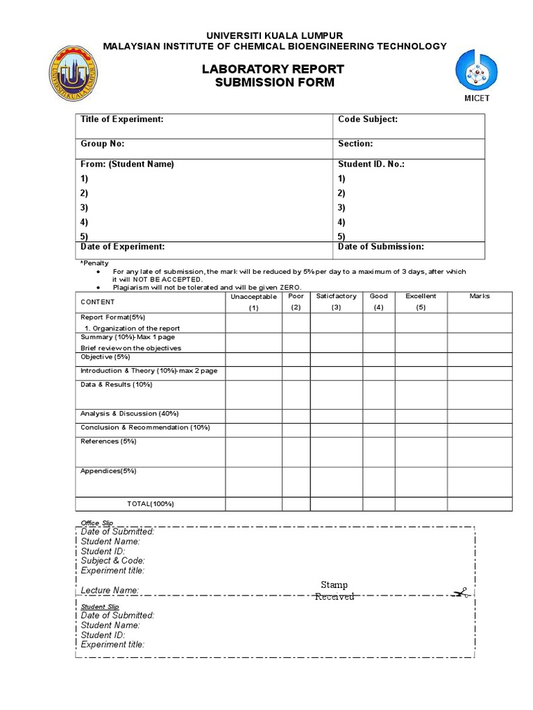 Lab Report Submission Guidelines | PDF | Science & Mathematics | Computers