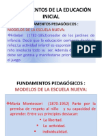 Diapositivas - FUNDAMENTOS DE LA EDUCACIÓN INICIAL
