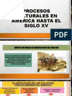 Procesos Culturales en América Hasta El Siglo XV