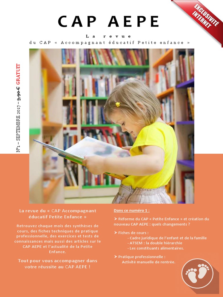 Livre Cap Petite Enfance 2020 Pdf Gratuit La Revue Du CAP AEPE - N°1 - Septembre 2017 | PDF | Mariage | Famille