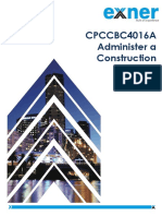Course Notes Administer A Construction Contract CPCCBC4016A