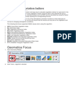 Calculating Vegetation Indices