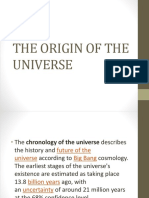 The Origin of The Universe