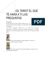 Hoy Es El Tarot El Que Te Hará A Ti Las Preguntas