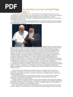 Síntesis de La Encíclica Ut Unum Sint Del Papa San Juan Pablo II