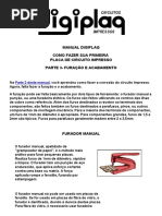 Manual Digiplaq -- Como Fazer Sua Primeira Placa de Circuito Impresso (Parte 3)