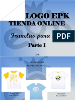 EPK - Catálogo EPK, Tienda Online, Franelas para Niño