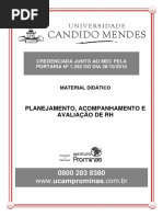 Planejamento Acompanhamento e Avaliaçao de Rh