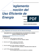 Ley y Reglamento de Promoción Del Uso Eficiente de Energía Vs Final