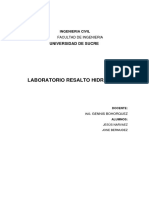 Informe Resalto Hidraulico