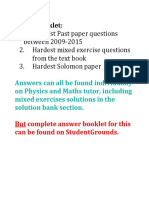 Edexcel C1 Hardest Questions