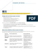 Recursos TIC - Procesador de Texto Publicacion Modulo 2 PDF