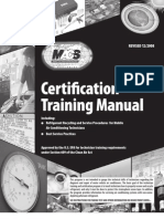 Certification Training Manual: Revised 12/2008