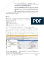 Almacenamiento SQLite