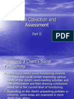 Data Collection and Assessment i i